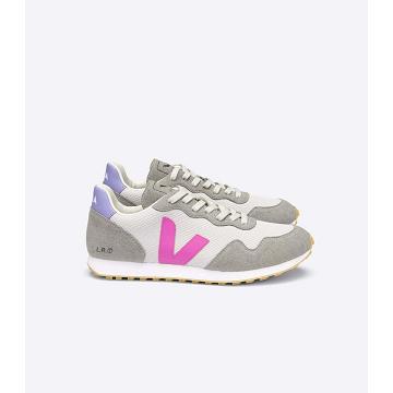 Veja SDU REC ALVEOMESH Loopschoenen Dames White/Grey | BE 434XYU